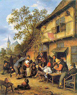 Dancing Farmers for an Inn